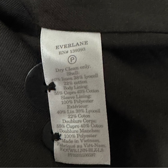 Everlane linen blend oversized blazer size 2 - Picture 5 of 14